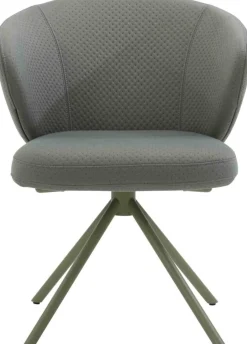 Design Stoelen|Draaibare Eetkamerstoelen-Bert Plantagie Calix Statief Eetkamerstoel Light Grey