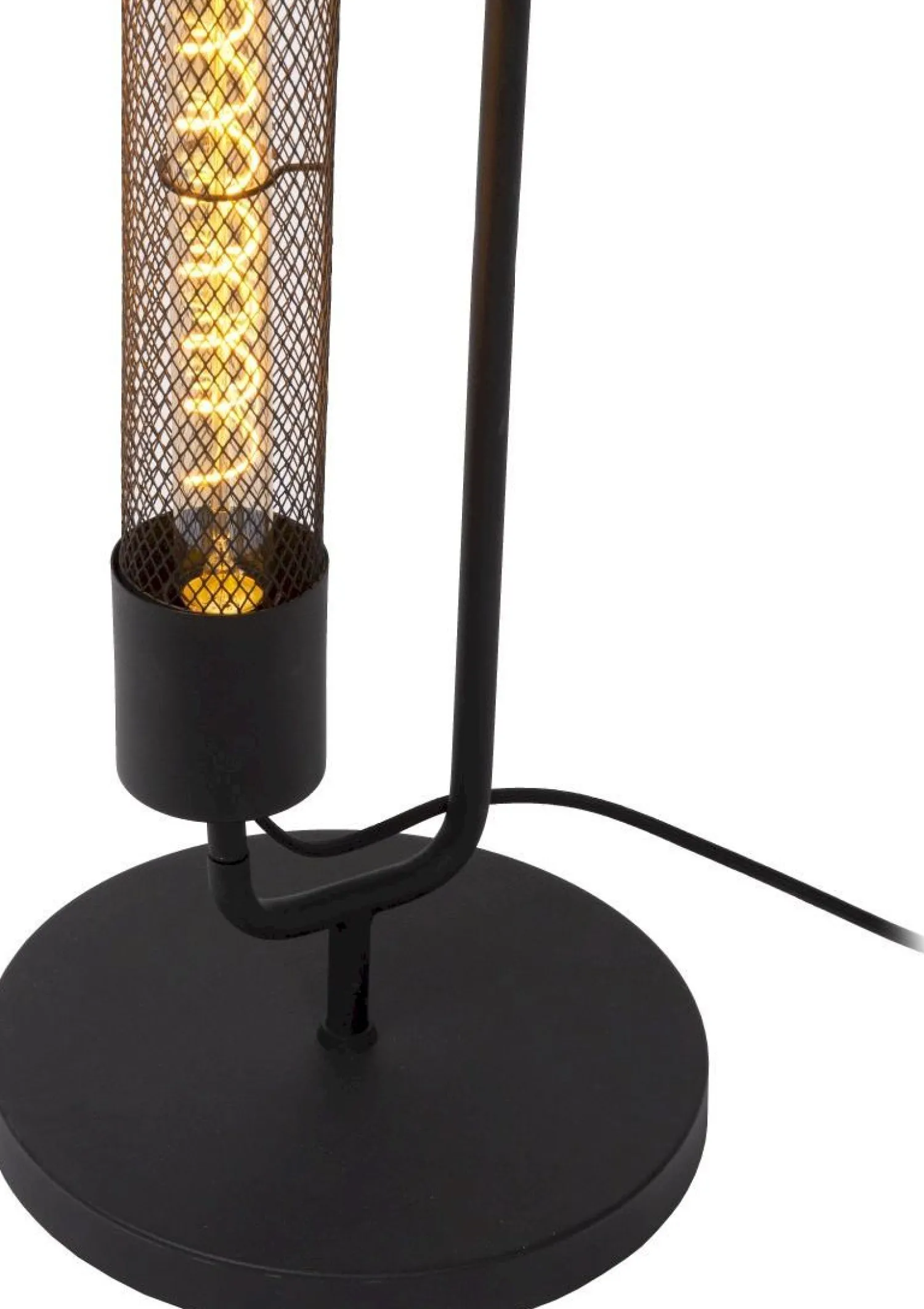 Industriële Vloerlampen|Vloerlampen-Lucide Calixt Vloerlamp Zwart