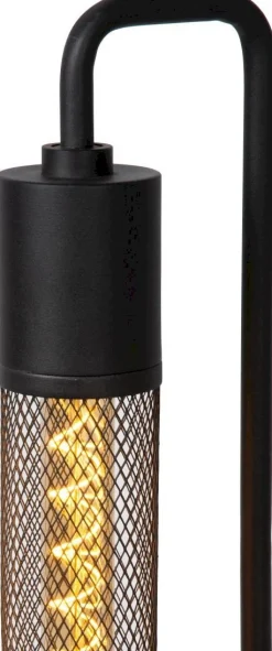 Industriële Vloerlampen|Vloerlampen-Lucide Calixt Vloerlamp Zwart
