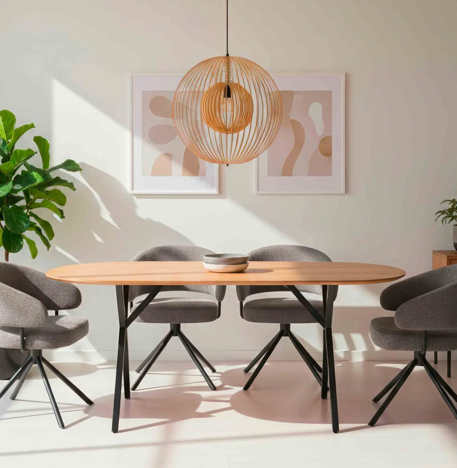 Eetkamerstoelen Met Armleuning-Eijerkamp Collectie Camille Eetkamerstoel Taupe, Grijs