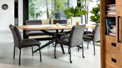 Rechthoekige Eettafels|Ovale Eettafels-Feelings Wonen Camino Eettafel Mango