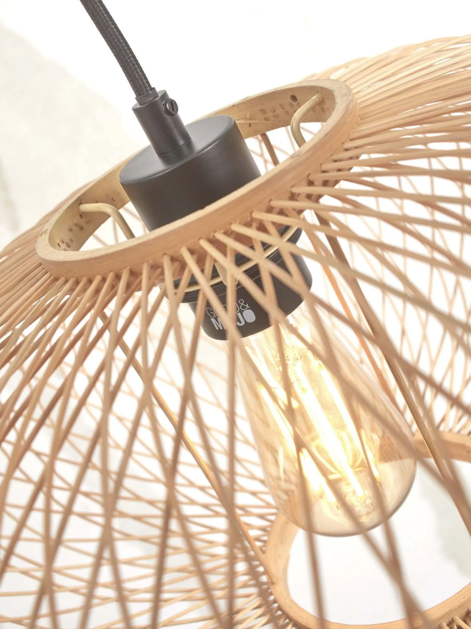 Hanglampen|Hanglampen-Good&Mojo Cango Hanglamp Natural, Black
