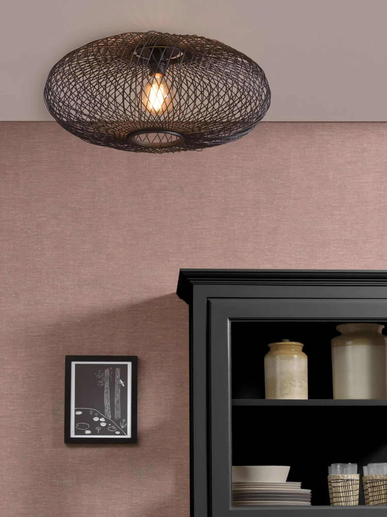 Plafondlampen|Plafondlampen-Good&Mojo Cango Plafondlamp Black
