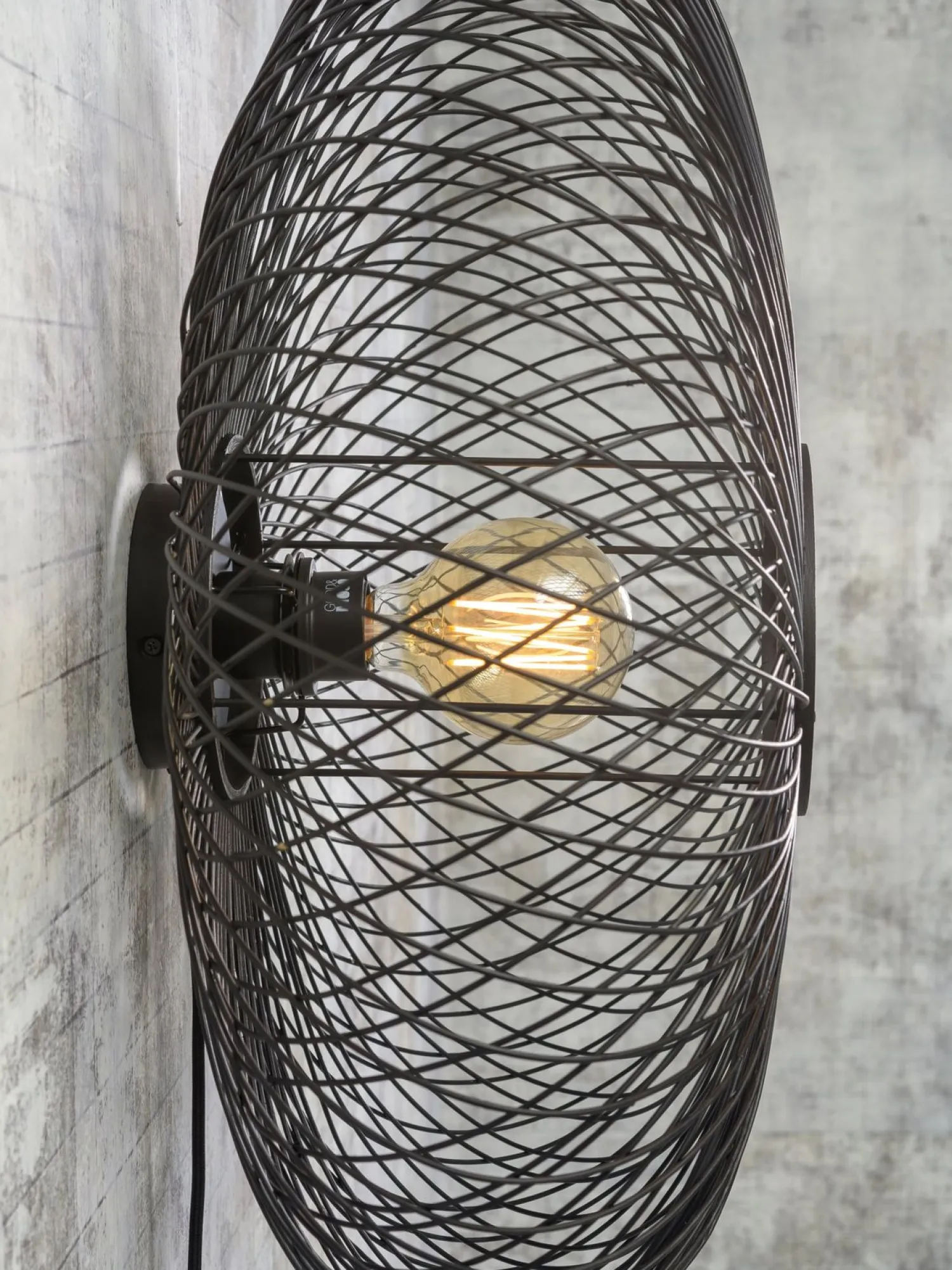 Industriële Wandlampen|Wandlampen-Good&Mojo Cango Wandlamp Black