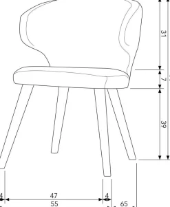 Eetkamerstoelen Met Armleuning-vtwonen Cape Eetkamerstoel Blue