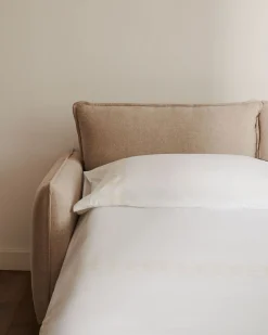 Slaapbanken|Slaapbanken-Kave Home Carlota Slaapbank Beige