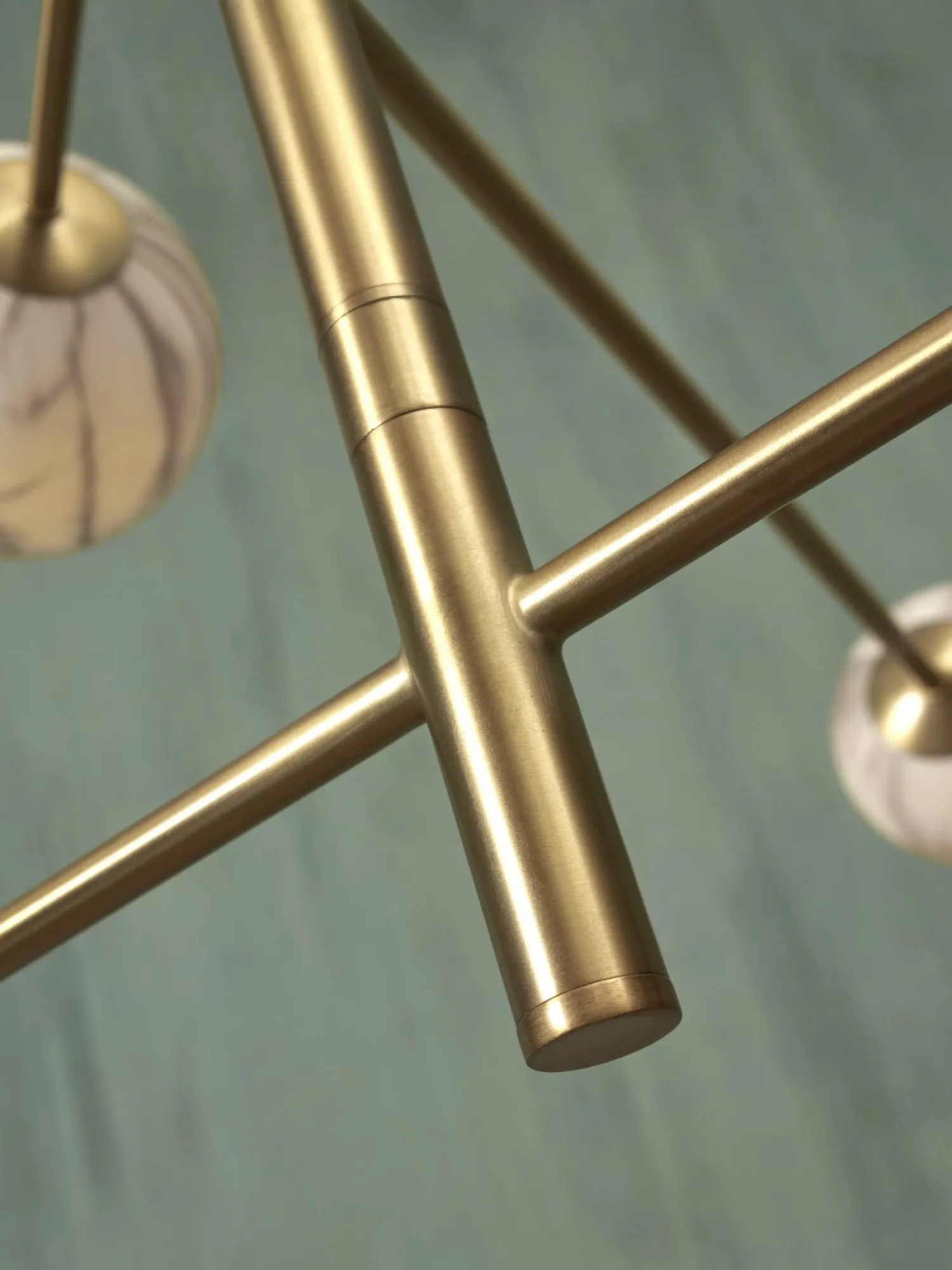 Glazen Hanglampen|Glazen Hanglampen-It's about RoMi Carrara 3-arm Hanglamp White marble, Gold