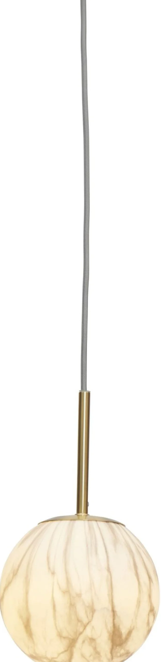 Moderne Hanglampen|Moderne Hanglampen-It's about RoMi Carrara Bol Hanglamp White marble, Gold