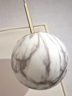 Moderne Hanglampen|Moderne Hanglampen-It's about RoMi Carrara Hanglamp White marble, Gold