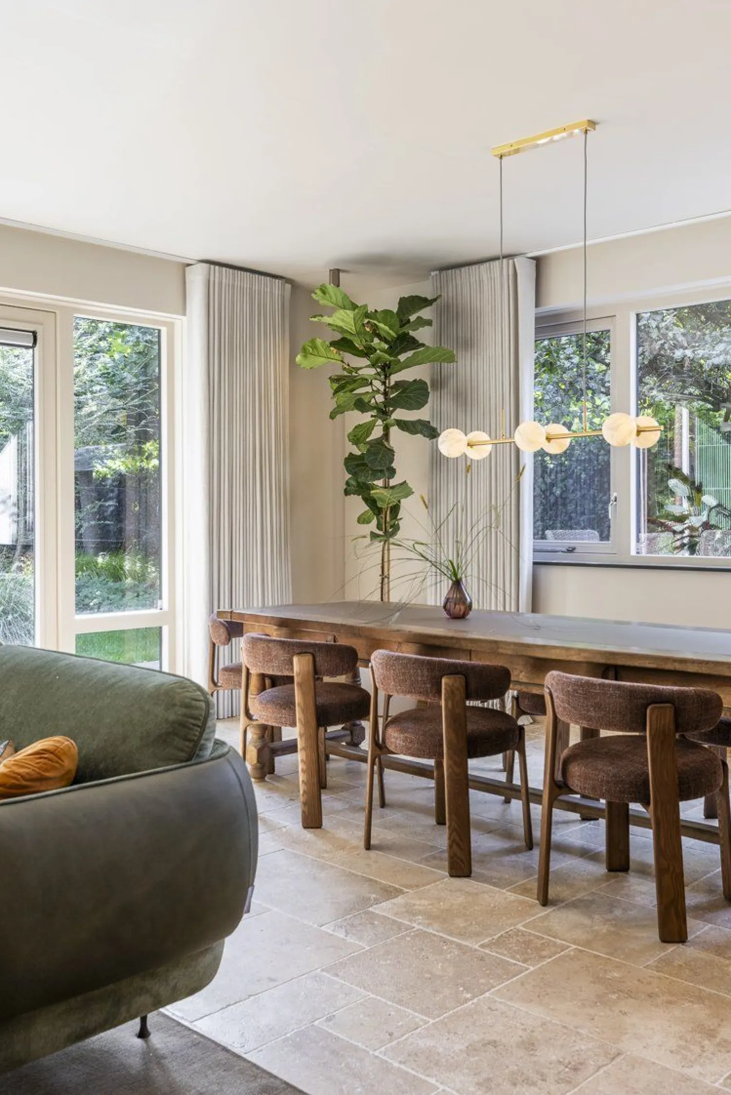 Glazen Hanglampen|Glazen Hanglampen-It's about RoMi Carrara Recht Hanglamp White marble, Gold