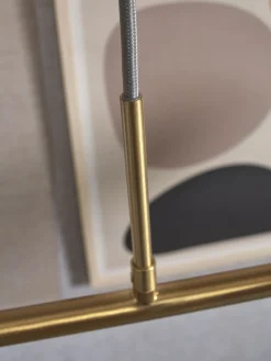 Glazen Hanglampen|Glazen Hanglampen-It's about RoMi Carrara Recht Hanglamp White marble, Gold