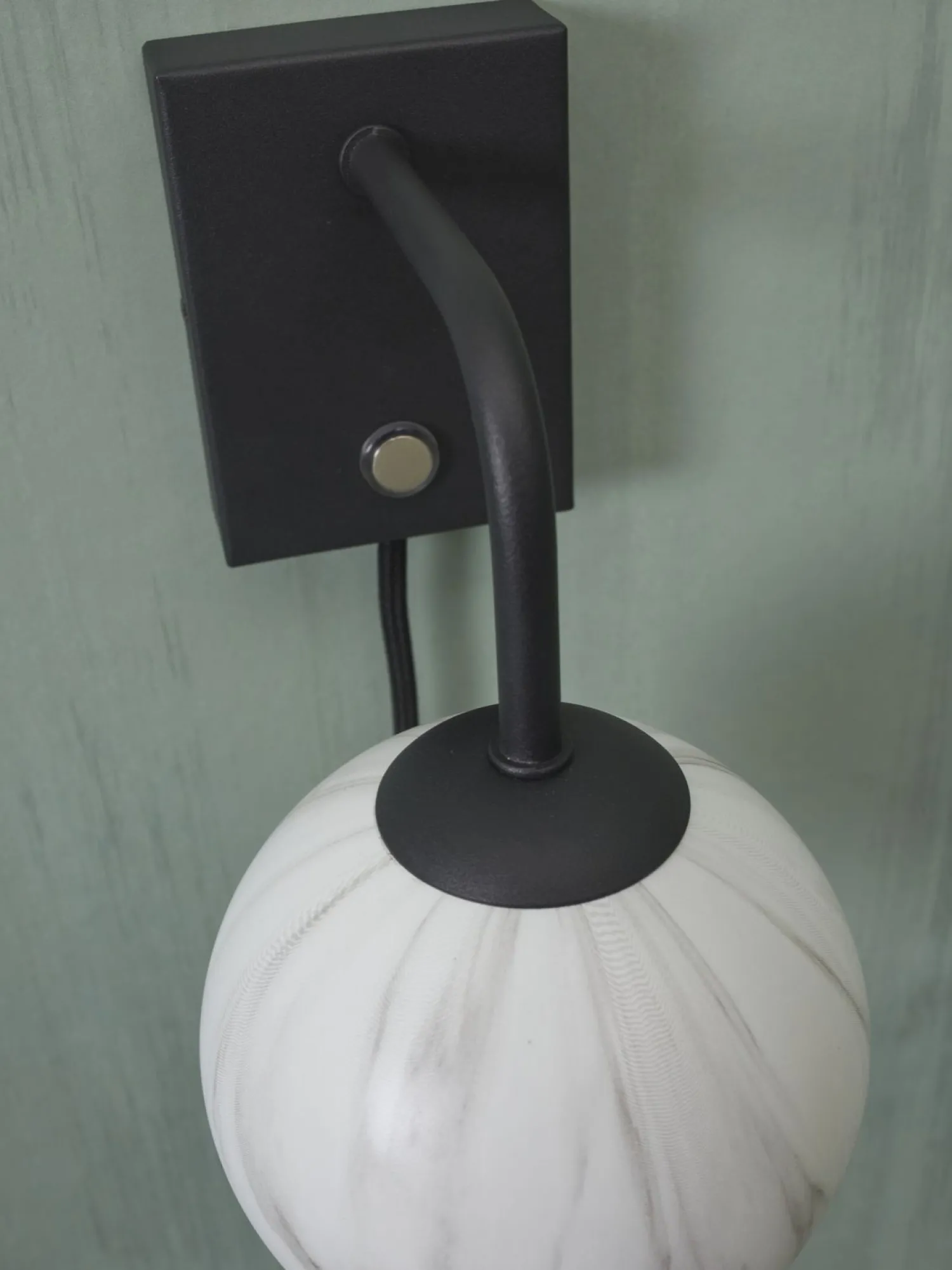 Wandlampen|Wandlampen-It's about RoMi Carrara Wandlamp White marble, Black
