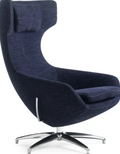 Design Fauteuils|Draaifauteuils-Leolux Caruzzo Plus Fauteuil Grijs