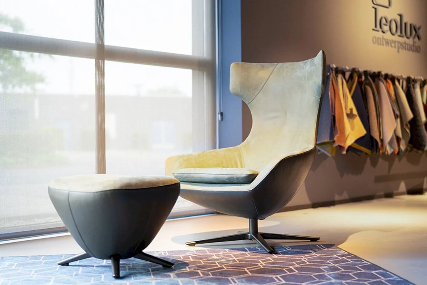 Design Fauteuils|Draaifauteuils-Leolux Caruzzo Plus Fauteuil Grijs