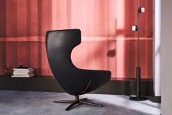 Design Fauteuils|Draaifauteuils-Leolux Caruzzo Plus Fauteuil Grijs