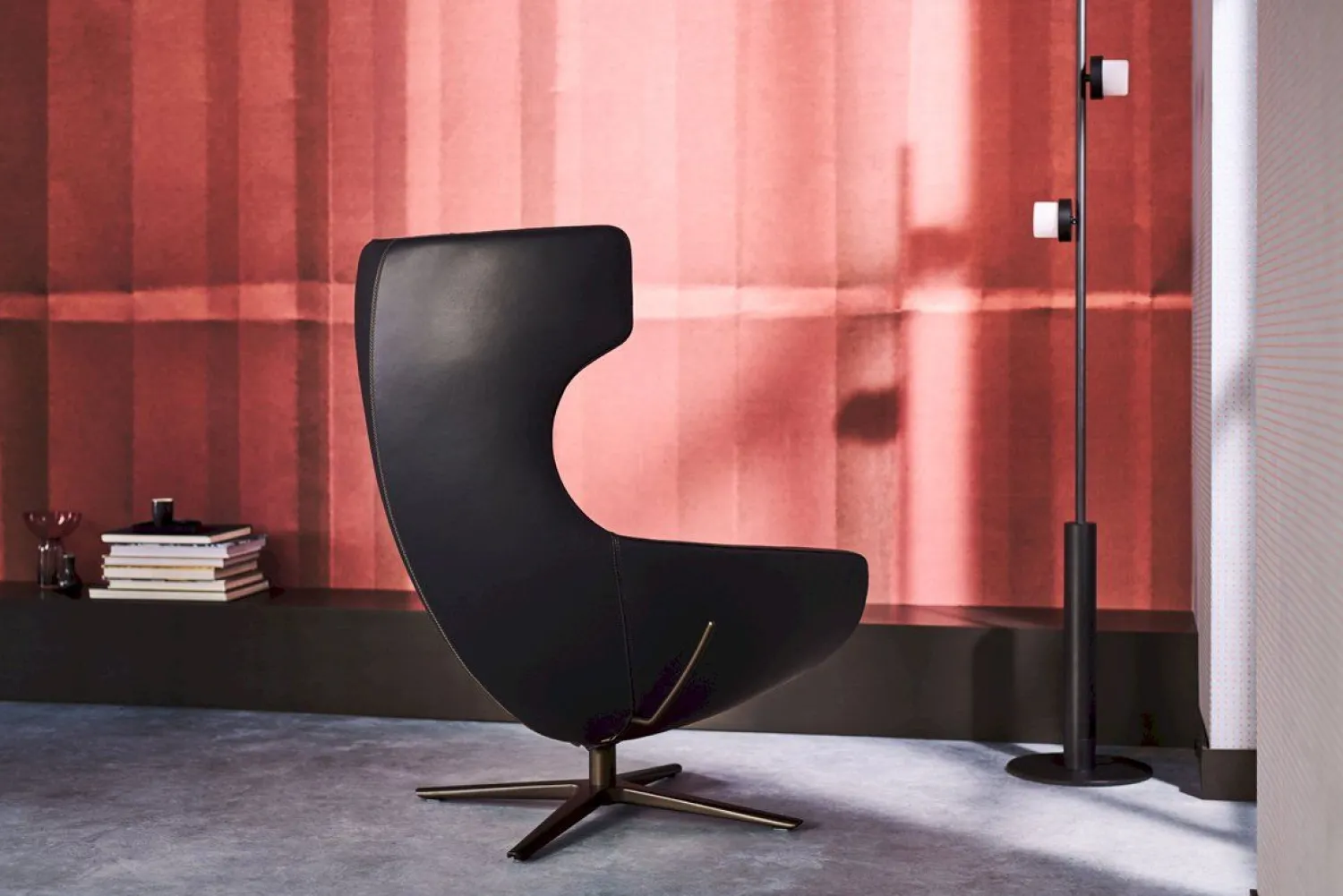 Design Fauteuils|Draaifauteuils-Leolux Caruzzo Plus Fauteuil Grijs
