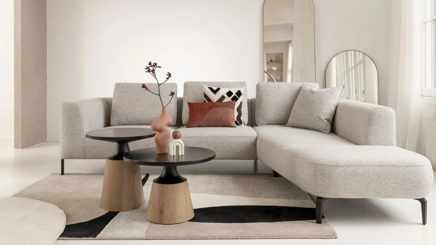Houten Salontafels|Ronde Salontafels-XOOON Carvio Salontafel Onyx
