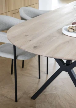 Houten Eettafels|Ovale Eettafels-Eijerkamp Collectie Casco Eettafel Naturel