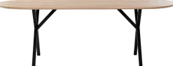 Houten Eettafels|Ovale Eettafels-Eijerkamp Collectie Casco Eettafel Naturel
