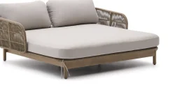 Tuinbanken-Kave Home Catalina Ligbed Beige, Bruin