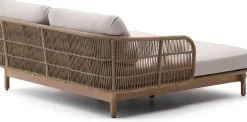 Tuinbanken-Kave Home Catalina Ligbed Beige, Bruin