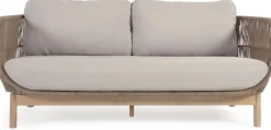 Tuinbanken|Zitbanken-Kave Home Catalina Tuinbank Beige, Bruin