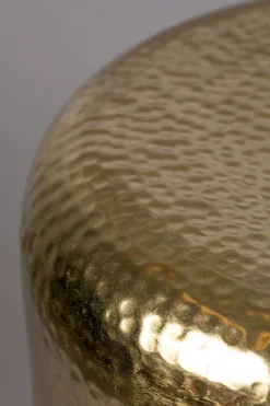 Glazen Bijzettafels|Ronde Bijzettafels-Dutchbone Cave Bijzettafel Amber, Gold