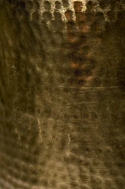 Glazen Bijzettafels|Ronde Bijzettafels-Dutchbone Cave Bijzettafel Amber, Gold