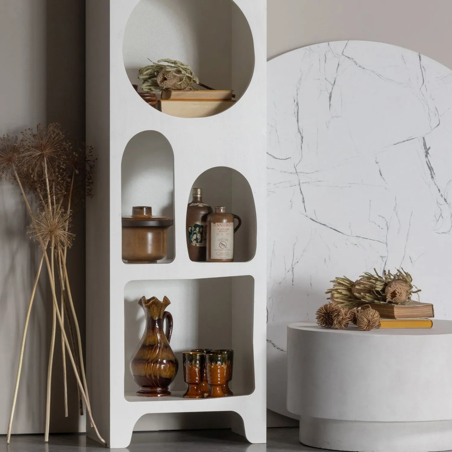 Vakkenkasten|Vakkenkasten-WOOOD Caz Vakkenkast White