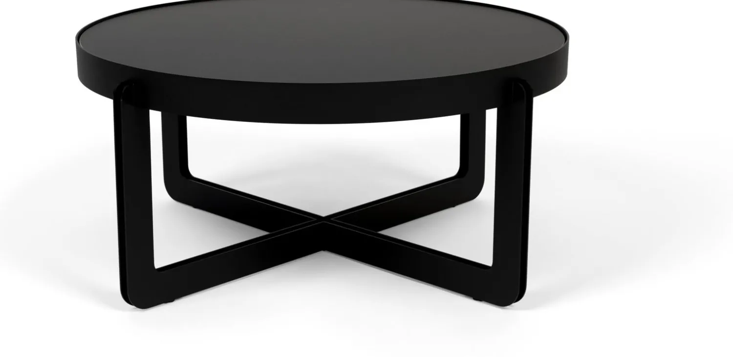 Ronde Salontafels-Zuiver Centre M Bijzettafel Zwart
