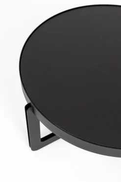 Ronde Salontafels-Zuiver Centre M Bijzettafel Zwart