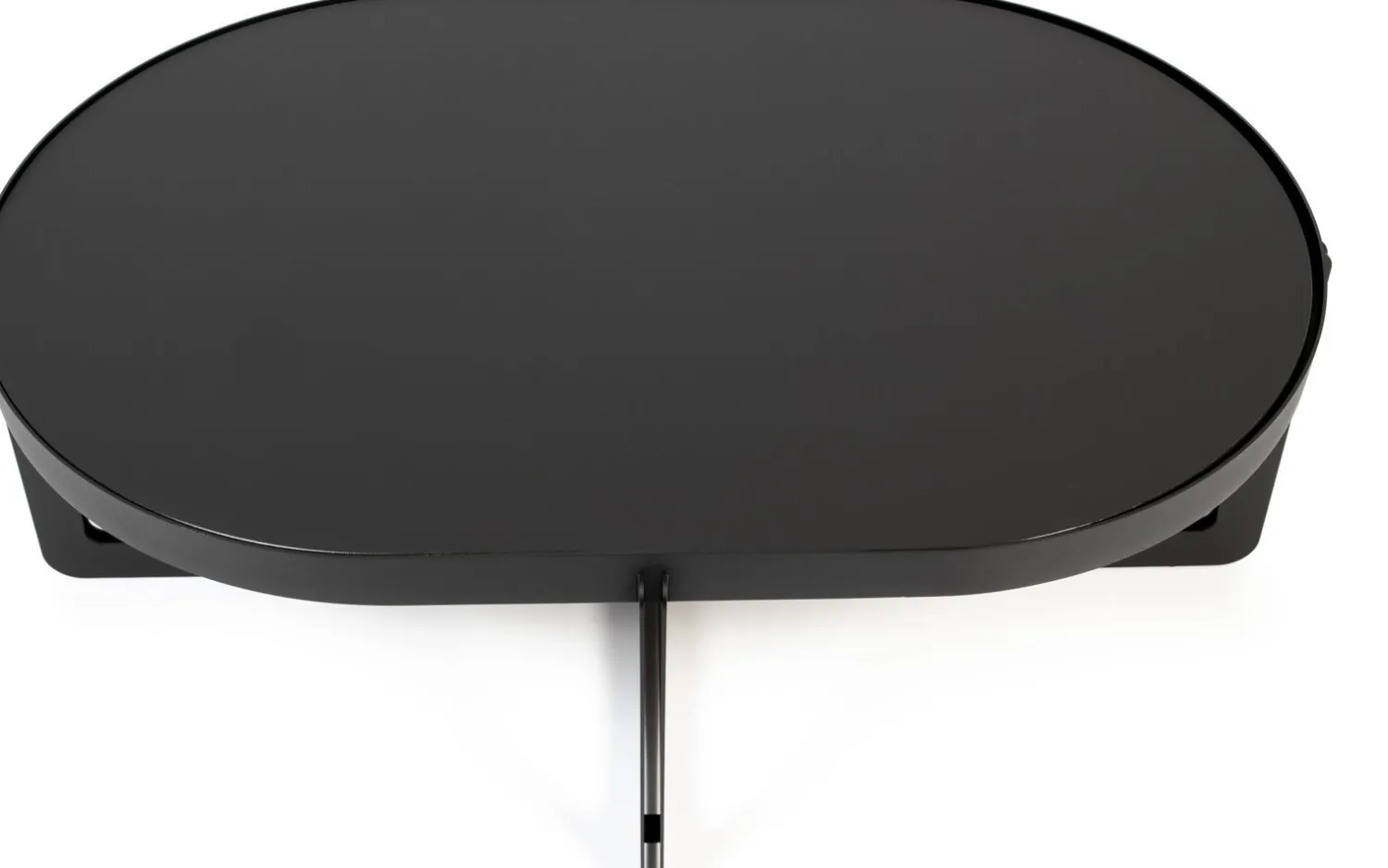 Ovale Salontafels-Zuiver Centre Ovaal Salontafel Zwart