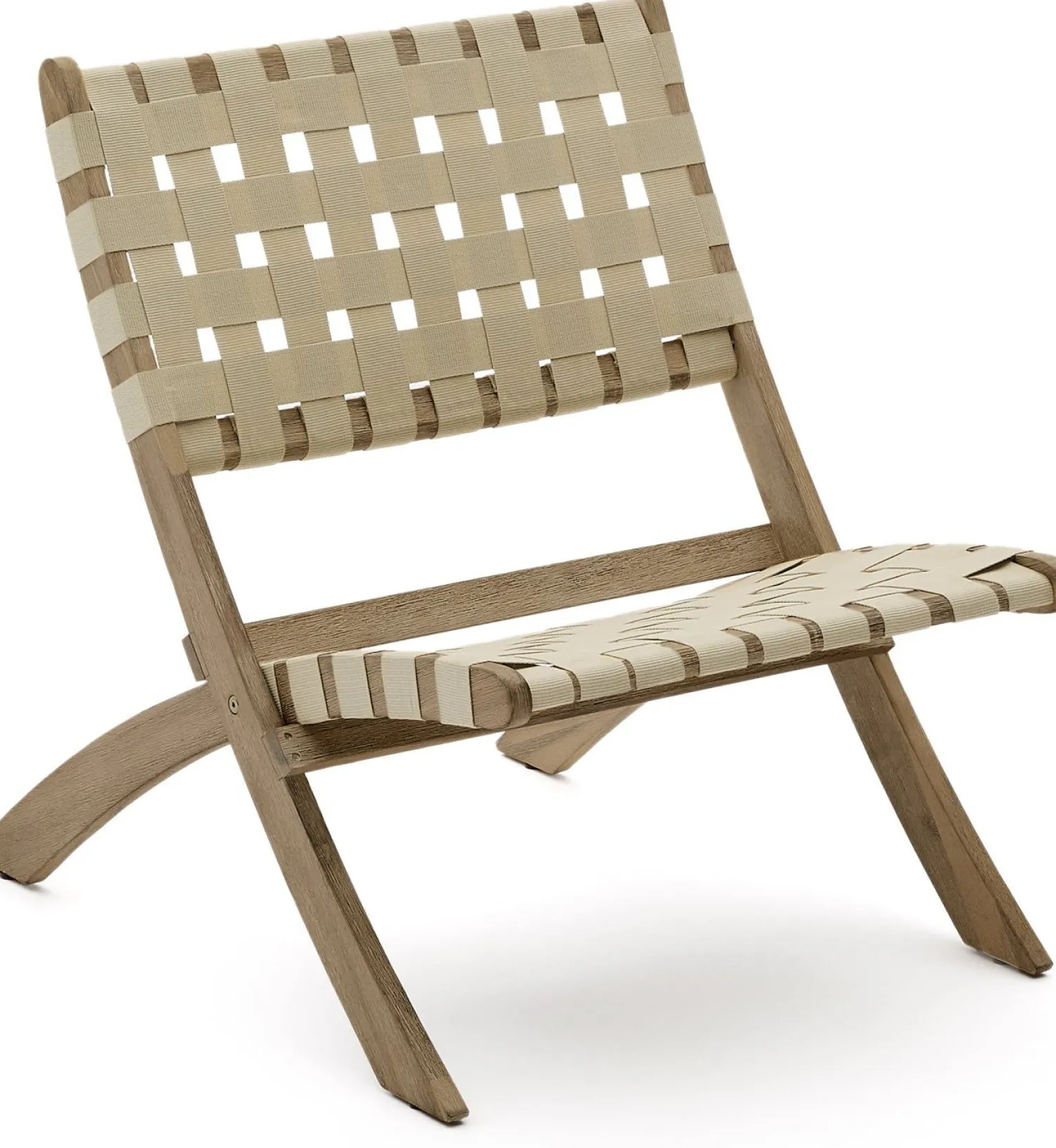 Tuinstoelen-Kave Home Chabeli Tuinstoel Creme, Naturel