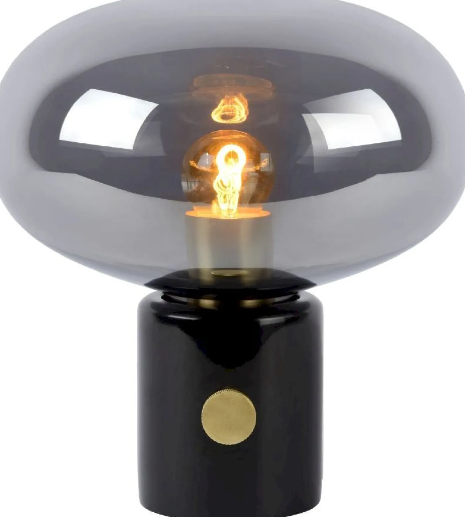 Tafellampen|Tafellampen-Lucide Charlize Tafellamp Fume
