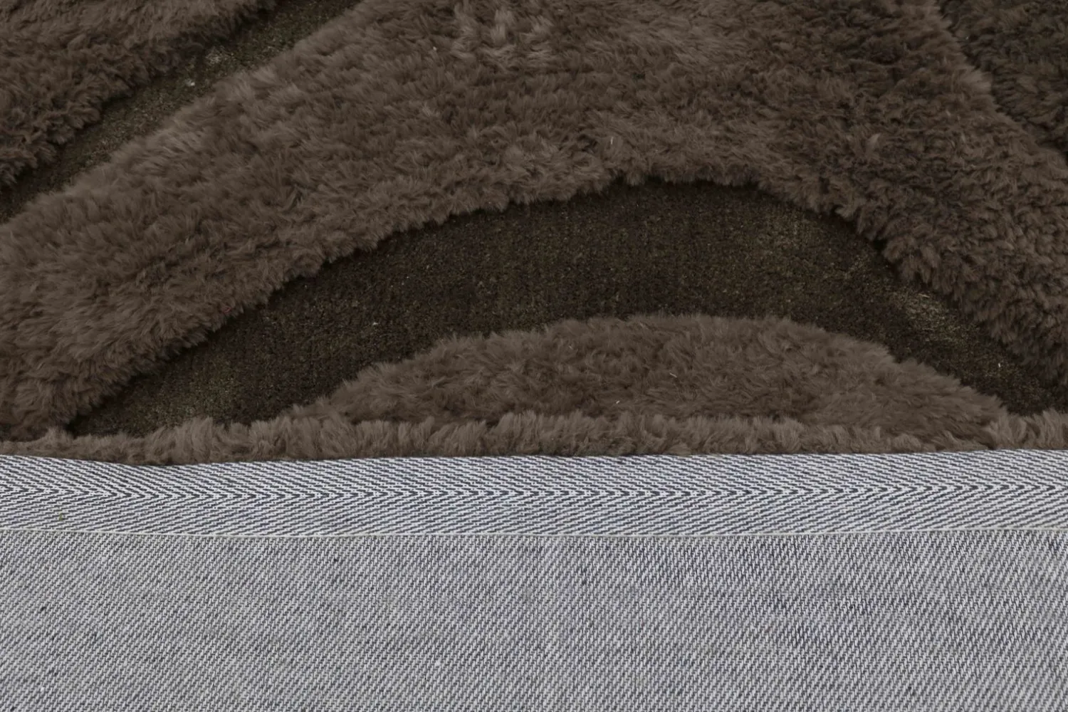 Vloerkleden|Ronde Vloerkleden-Trendhopper Chase Rond Vloerkleed Bruin