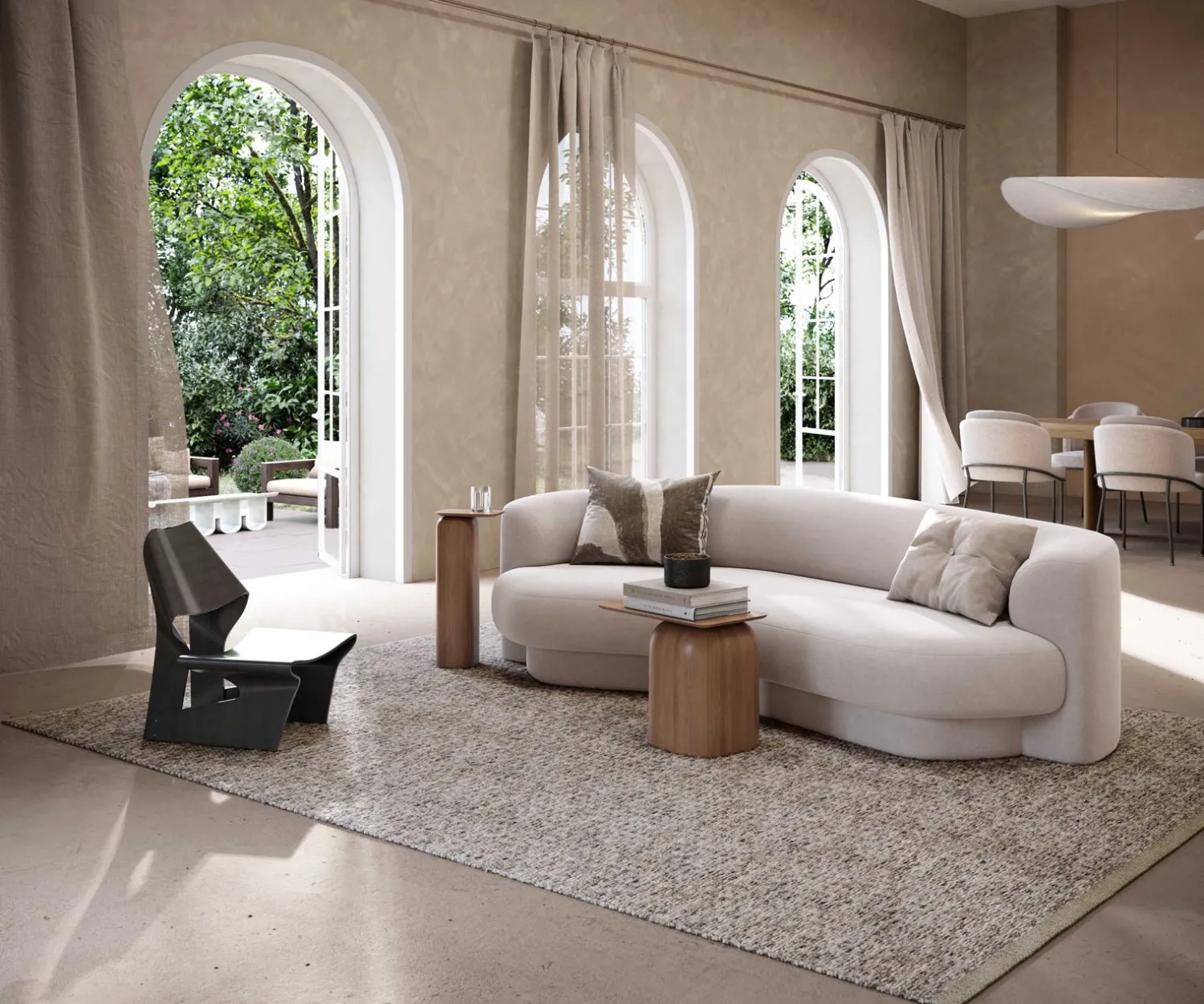 Vloerkleden|Wollen Vloerkleden-Brinker Carpets Chevet Pallio High Vloerkleed 1201 White Warp