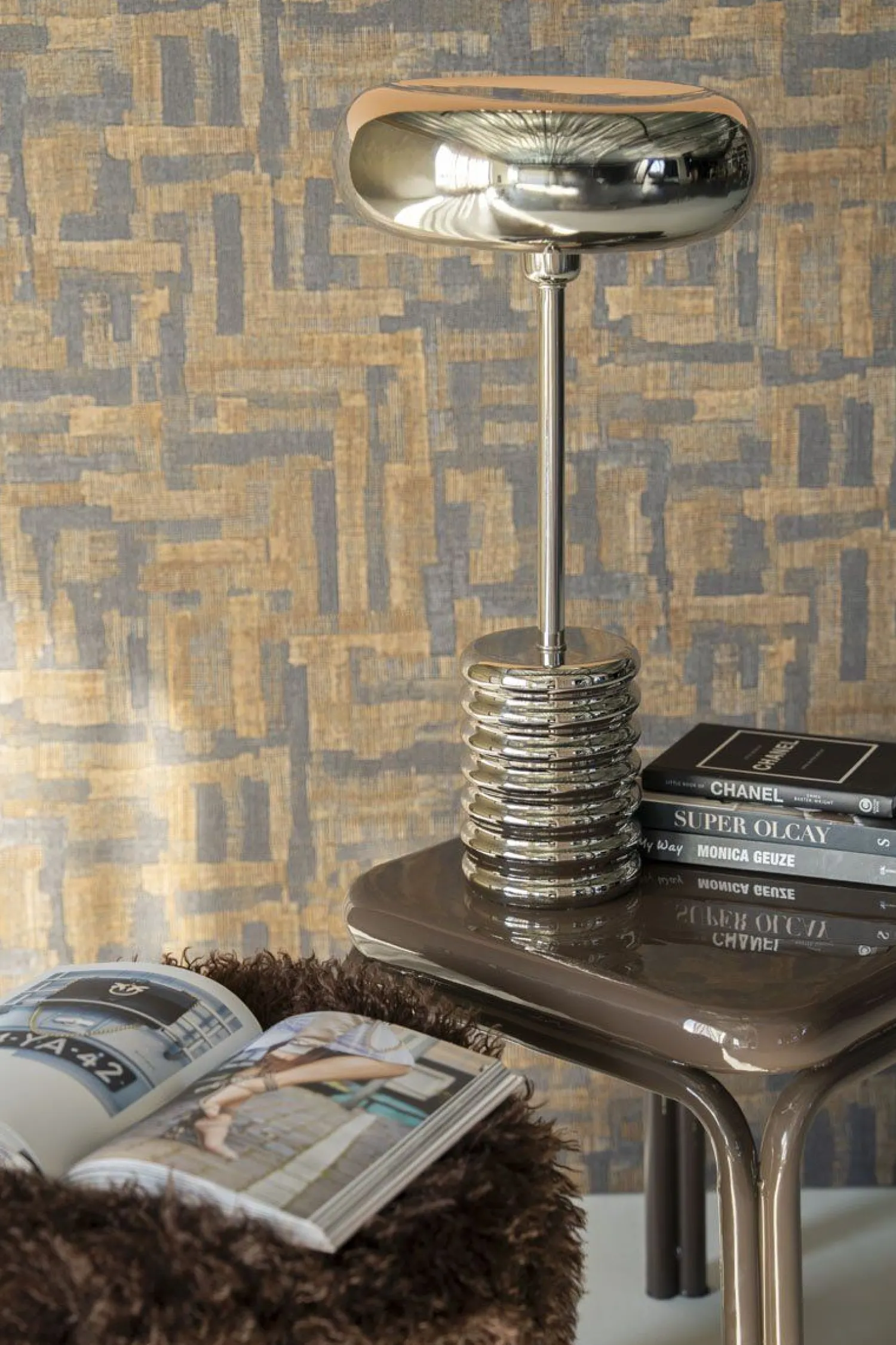 Design Tafellampen|Tafellampen-By Boo Chromeo Tafellamp Zilver
