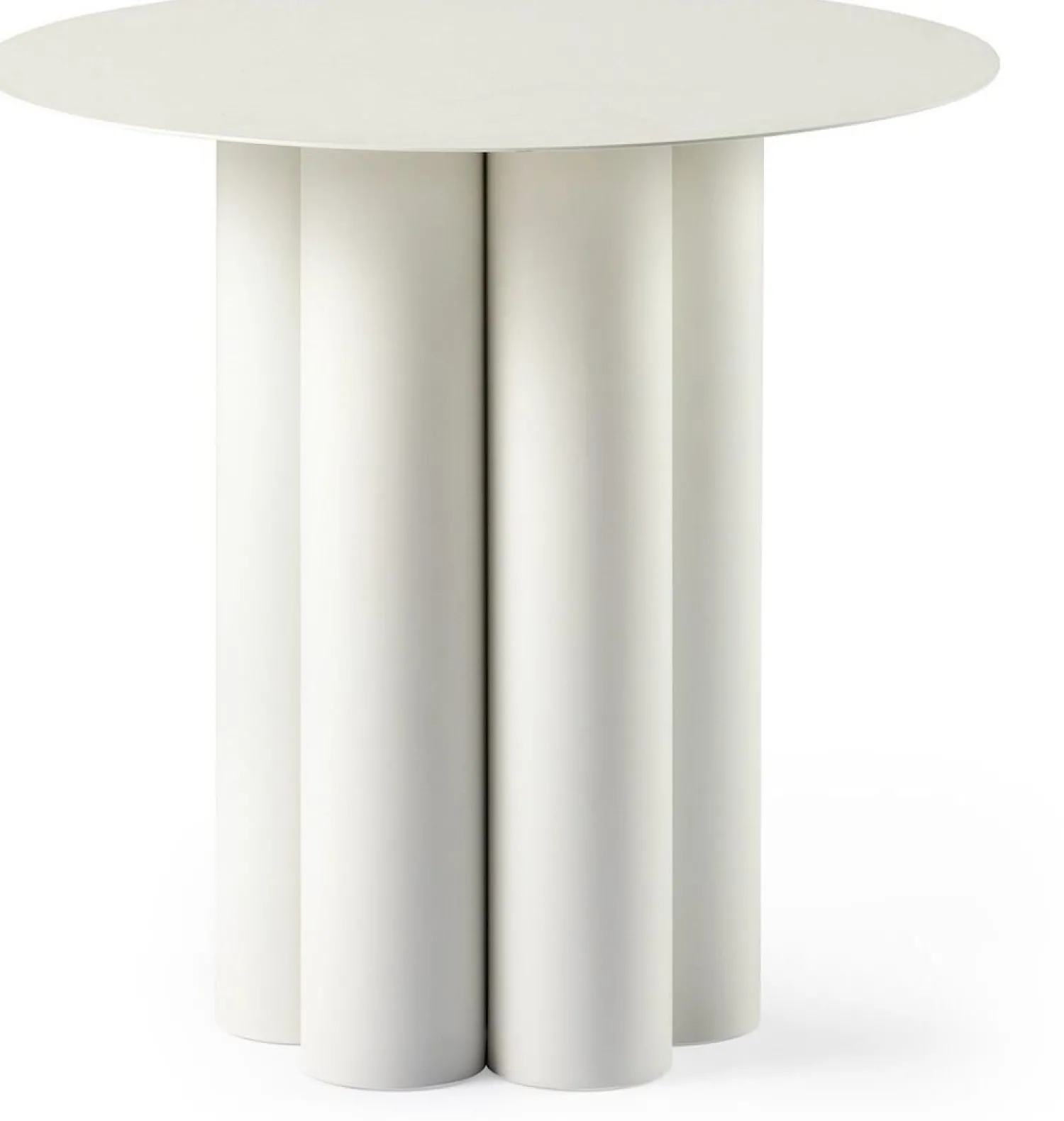 Ronde Bijzettafels-Feelings Wonen Cinta Bijzettafel Grey White