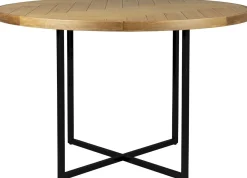 Houten Eettafels|Ronde Eettafels-Dutchbone Class Bistrotafel Natural