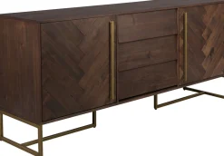 Dressoirs-Dutchbone Class High Dressoir Brown