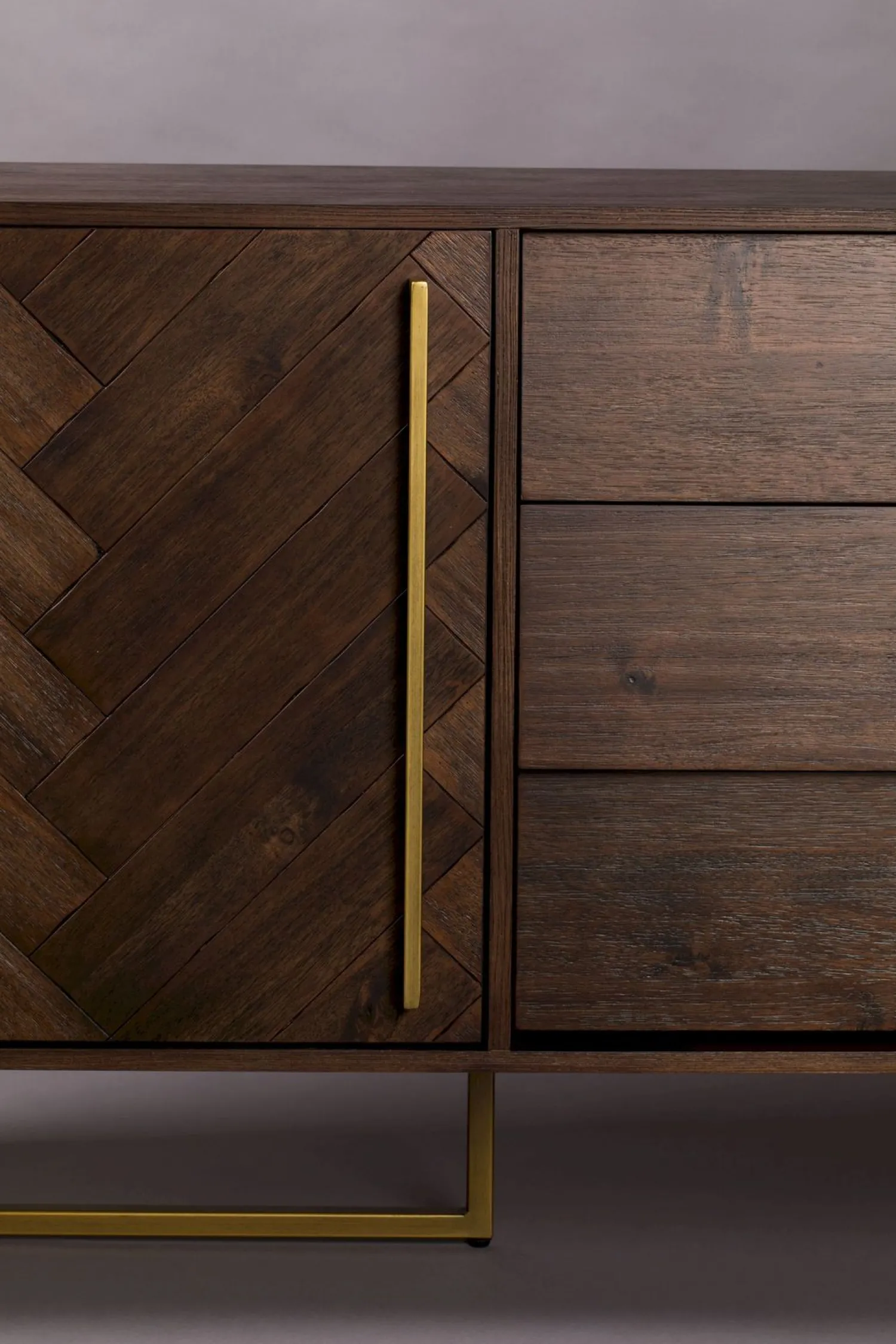 Dressoirs-Dutchbone Class High Dressoir Brown