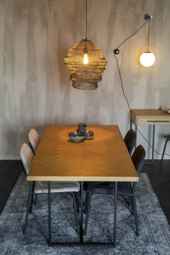Houten Eettafels|Rechthoekige Eettafels-Dutchbone Class Eettafel Natural