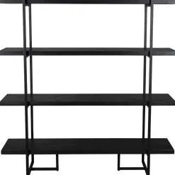 Opbergkasten|Opbergkasten-Dutchbone Class Vakkenkast Black