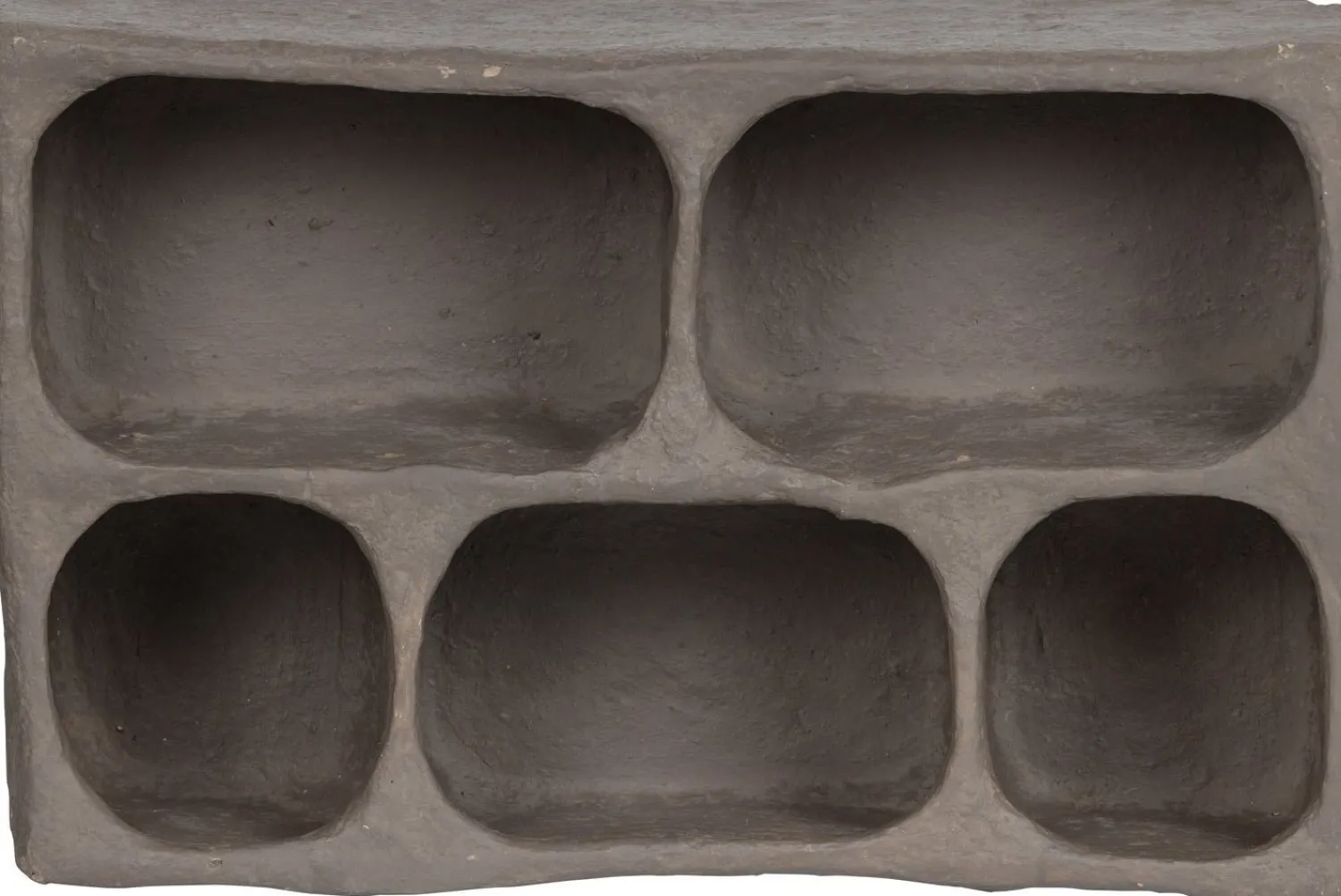 Opbergkasten|Opbergkasten-WOOOD Clay Wandkastje Grey