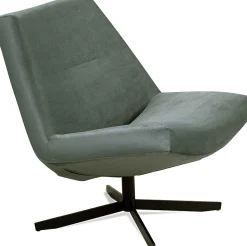 Draaifauteuils-Eijerkamp Collectie Cliff Draaifauteuil Grijs