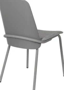 Eetkamerstoelen Zonder Armleuning-Zuiver Clip (set van 2) Eetkamerstoel Grey