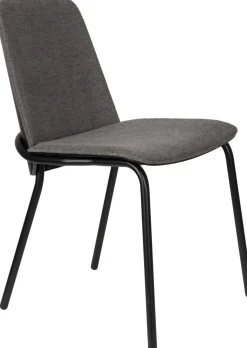 Eetkamerstoelen Zonder Armleuning-Zuiver Clip (set van 2) Eetkamerstoel Black, Grey