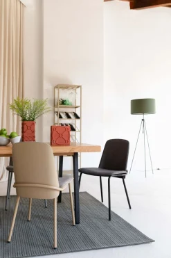 Eetkamerstoelen Zonder Armleuning-Zuiver Clip (set van 2) Eetkamerstoel Black, Grey