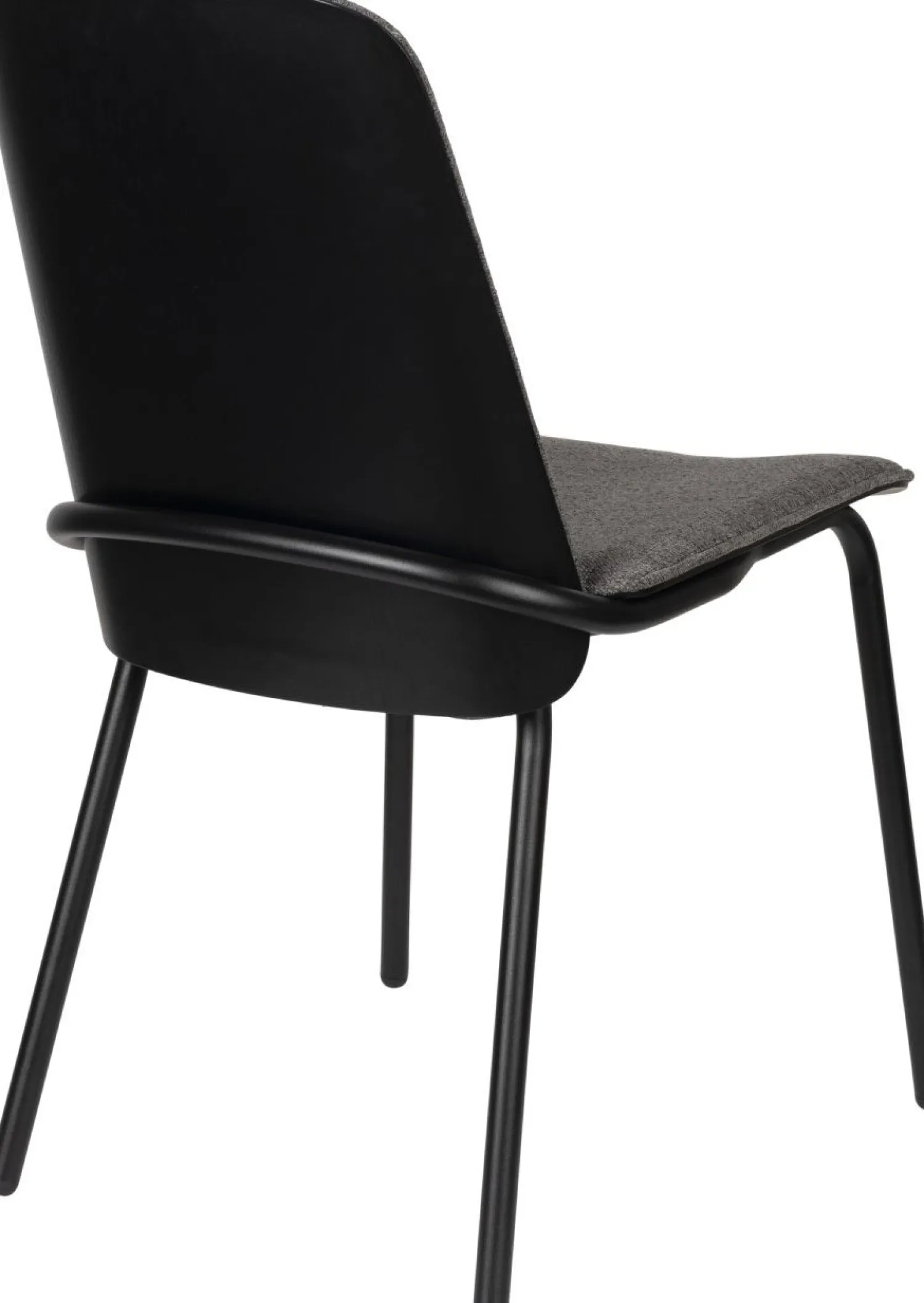 Eetkamerstoelen Zonder Armleuning-Zuiver Clip (set van 2) Eetkamerstoel Black, Grey