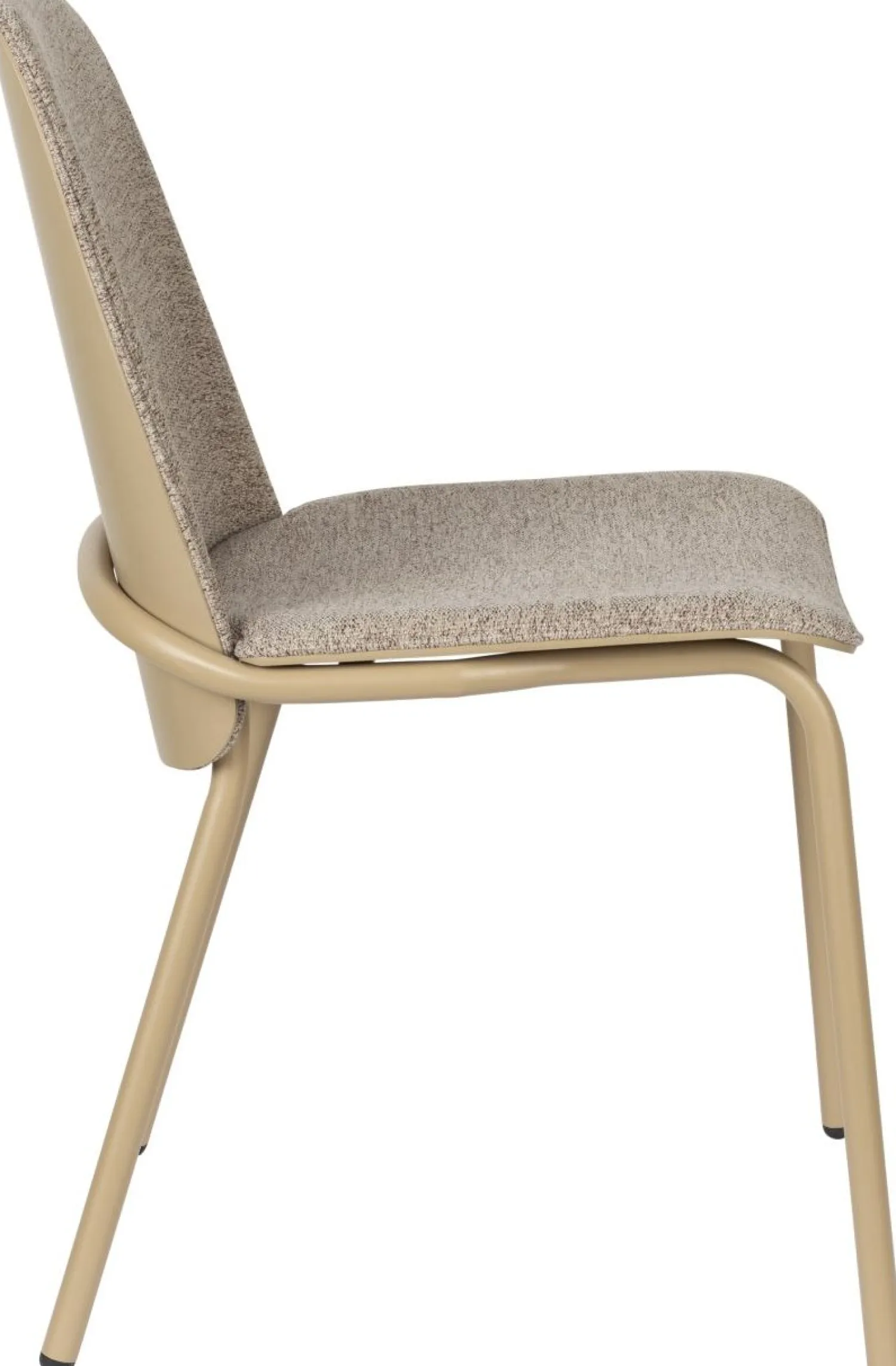 Eetkamerstoelen Zonder Armleuning-Zuiver Clip (set van 2) Eetkamerstoel Beige